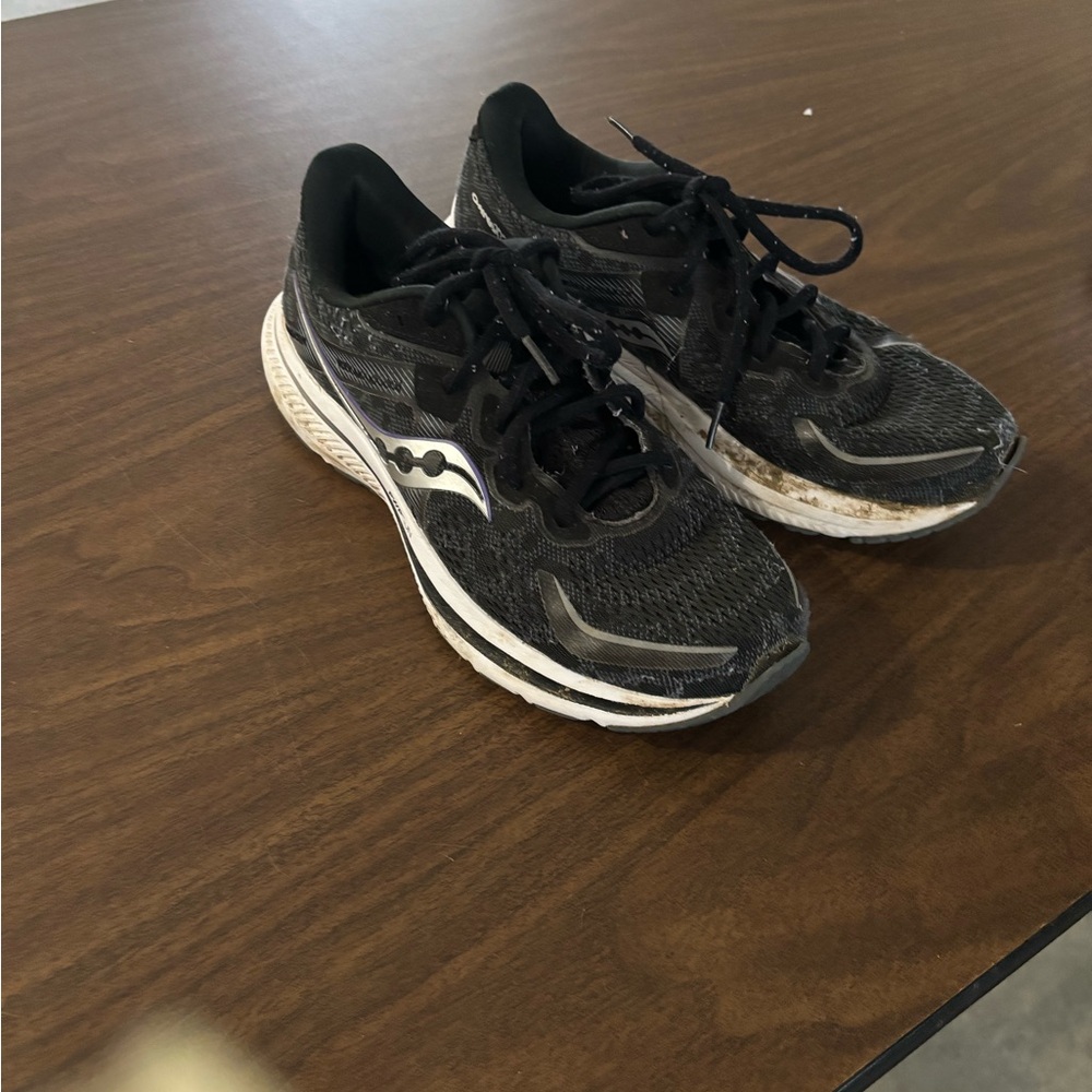 Brooke’sCharcoal and White Athletic Sneakers